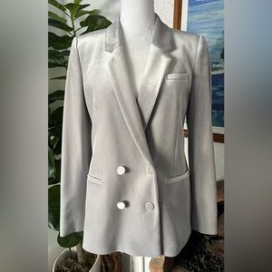 NWOT TOPSHOP PREMIUM SMOKING JACKET/SILVER BLAZER 🔥🔥